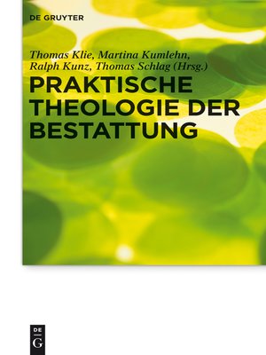 cover image of Praktische Theologie der Bestattung